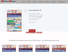 Tablet Screenshot of cliftontimes.com.pk